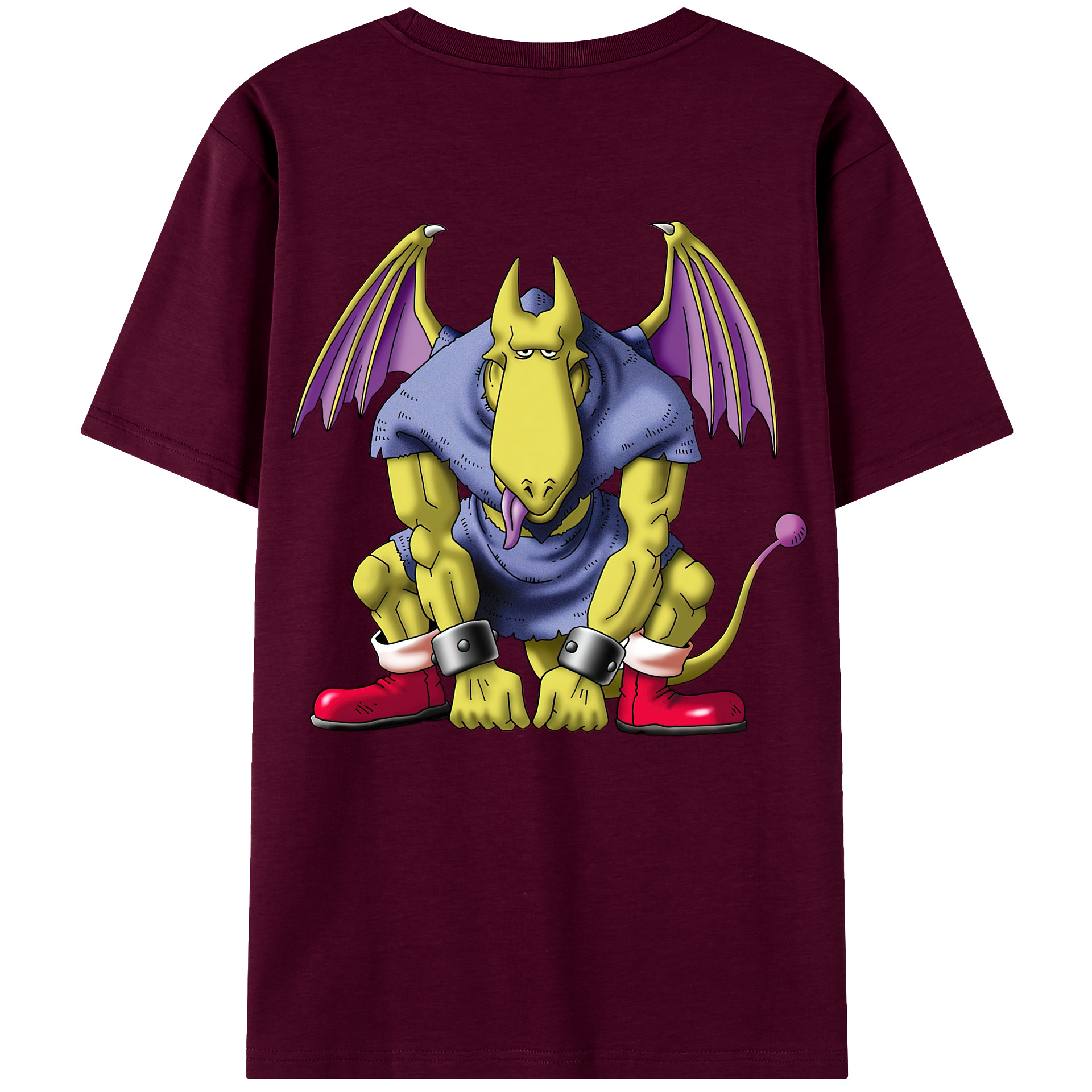（画像用） ドラゴンクエスト Doragon Kuesuto Dragon Quest レディース半袖Tシャツ(バックプリント)